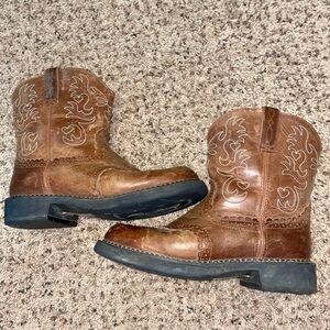 Ariat Fatbaby Saddle Women’s Sz 11 Round Toe Western Boot